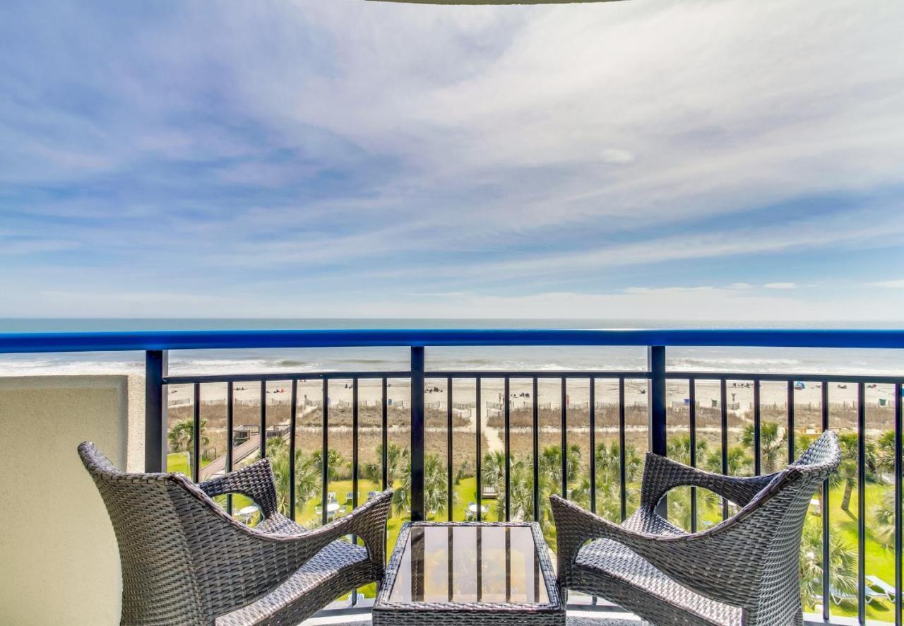 Oceanfront Condo W Balcony Minutes Walk To The Beach Myrtle Beach Exterior photo